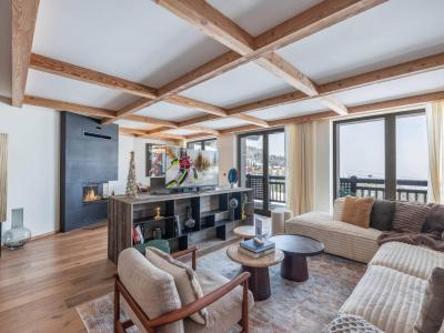 Skiverleih 5 Zimmer Maisonettewohnung für 8 Personen (Mistero) - Mascara - Courchevel - Wohnzimmer