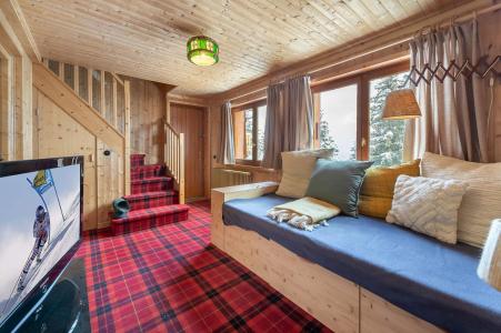 Skiverleih 4 Zimmer Chalet für 4 Personen - Mazot les Bichettes - Courchevel - Wohnzimmer