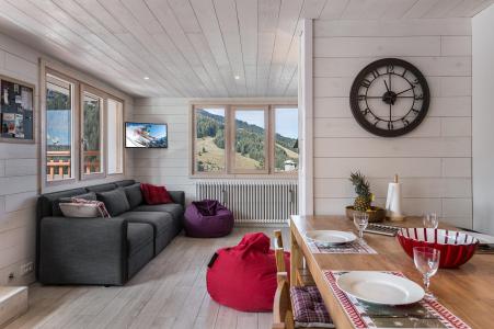 Rent in ski resort 2 room apartment 6 people (RE003B) - Résidence 1650 - Courchevel - Living room