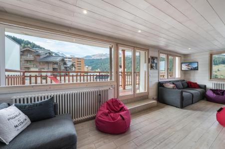 Rent in ski resort 2 room apartment 6 people (RE003B) - Résidence 1650 - Courchevel - Living room