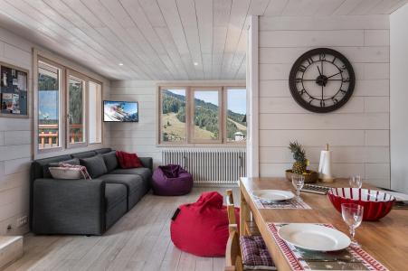 Skiverleih 2-Zimmer-Appartment für 6 Personen (RE003B) - Résidence 1650 - Courchevel - Wohnzimmer