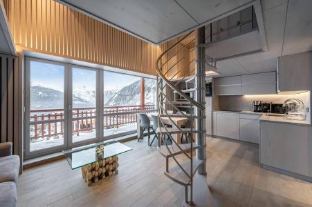 Location au ski Appartement 3 pièces mezzanine 6 personnes (012C) - Résidence 1650 - Courchevel - Séjour