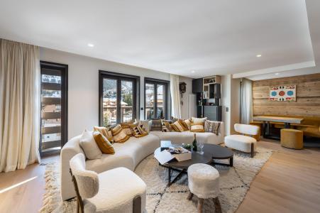 Rent in ski resort 6 room apartment 12 people (CHALET ALTAR) - Résidence Alpamayor - Courchevel - Living room