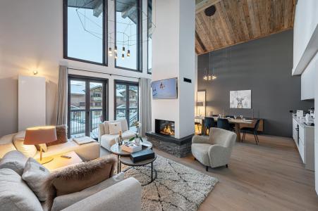 Skiverleih 6-Zimmer-Appartment für 8 Personen (ILLI) - Résidence Alpamayor - Courchevel - Wohnzimmer