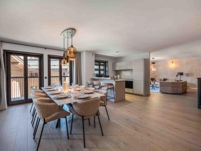 Ski verhuur Appartement duplex 5 kamers 10 personen (M3) - Résidence Alpamayor - Courchevel - Woonkamer