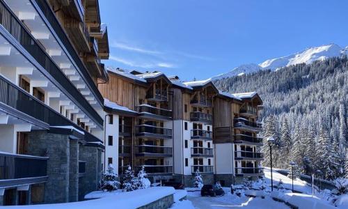 Аренда на лыжном курорте Résidence Ariondaz Hellebore - Courchevel - зимой под открытым небом