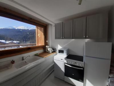Аренда на лыжном курорте Квартира студия для 3 чел. (243) - Résidence Ariondaz - Courchevel - Кухня