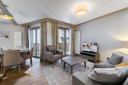 Rent in ski resort 2 room apartment 4 people (133) - Résidence Carré Blanc - Courchevel - Living room