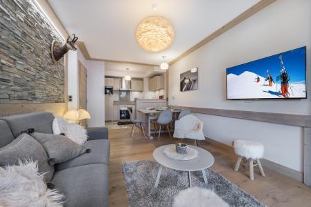 Rent in ski resort 2 room apartment cabin 6 people (245) - Résidence Carré Blanc - Courchevel - Living room