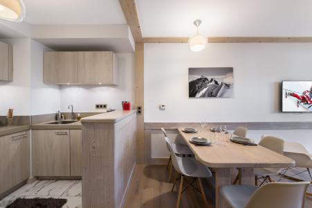 Skiverleih 2-Zimmer-Holzhütte für 6 Personen (245) - Résidence Carré Blanc - Courchevel - Küche