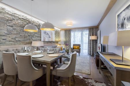 Rent in ski resort 3 room apartment 6 people (235) - Résidence Carré Blanc - Courchevel - Living room