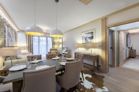 Аренда на лыжном курорте Апартаменты 3 комнат 6 чел. (246) - Résidence Carré Blanc - Courchevel - Салон