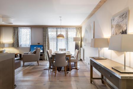 Skiverleih 3-Zimmer-Appartment für 4 Personen (112) - Résidence Carré Blanc - Courchevel - Wohnzimmer