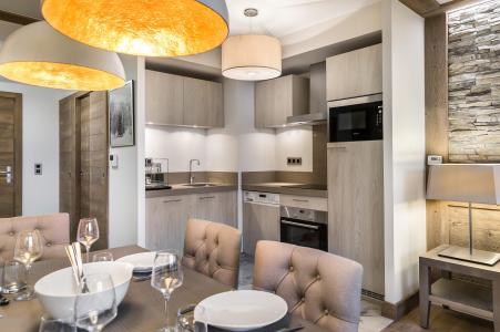 Skiverleih 3-Zimmer-Appartment für 4 Personen (371) - Résidence Carré Blanc - Courchevel - Küche