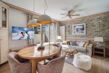 Skiverleih 3-Zimmer-Appartment für 4 Personen (372) - Résidence Carré Blanc - Courchevel - Wohnzimmer