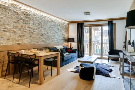 Skiverleih 3-Zimmer-Appartment für 6 Personen (243) - Résidence Carré Blanc - Courchevel - Wohnzimmer