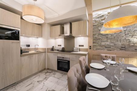 Skiverleih 3-Zimmer-Appartment für 6 Personen (246) - Résidence Carré Blanc - Courchevel - Küche