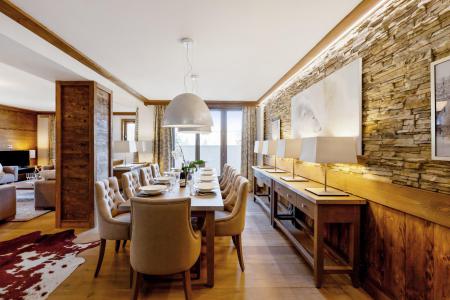Rent in ski resort 5 room duplex apartment 12 people (370) - Résidence Carré Blanc - Courchevel - Living room