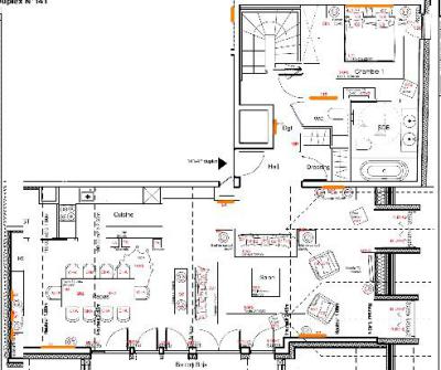 Rent in ski resort 4 room apartment 6 people (141) - Résidence Carré Blanc - Courchevel - Plan
