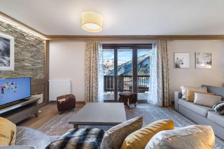 Ski verhuur Appartement 4 kamers 8 personen (131) - Résidence Carré Blanc - Courchevel - Woonkamer