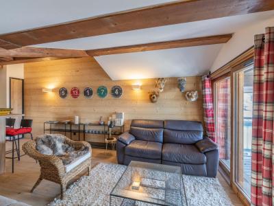 Skiverleih 4-Zimmer-Appartment für 6 Personen (8) - Résidence Chalet de l'Ourse - Courchevel - Wohnzimmer