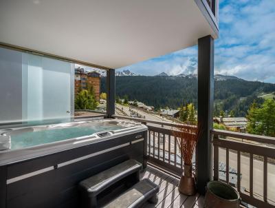 Alquiler al esquí Apartamento 4 piezas para 7 personas (5) - Résidence Chalet de l'Ourse - Courchevel - Terraza