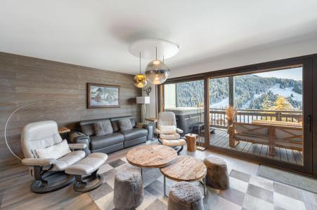 Ski verhuur Appartement 4 kamers 7 personen (5) - Résidence Chalet de l'Ourse - Courchevel - Woonkamer