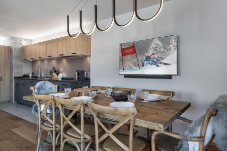 Skiverleih 4-Zimmer-Appartment für 6 Personen (105) - Résidence Chantemerle - Courchevel - Wohnzimmer