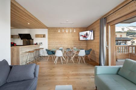 Skiverleih 4-Zimmer-Appartment für 8 Personen (RC05) - Résidence Chantemerle - Courchevel - Wohnzimmer