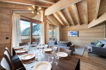 Skiverleih 4 Zimmer Maisonettewohnung für 9 Personen (206) - Résidence Chantemerle - Courchevel - Wohnzimmer