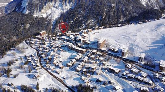 Vacances en montagne Résidence Chantemerle - Courchevel - Extérieur hiver