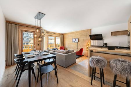 Ski verhuur Appartement 3 kamers 4 personen (103) - Résidence Chantemerle - Courchevel - Woonkamer