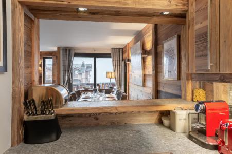 Location au ski Appartement 4 pièces 6 personnes (102) - Résidence Cimes Blanches - Courchevel - Kitchenette