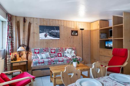 Wynajem na narty Apartament 3 pokojowy 5 osób (3) - Résidence de la Marmotte - Courchevel - Pokój gościnny