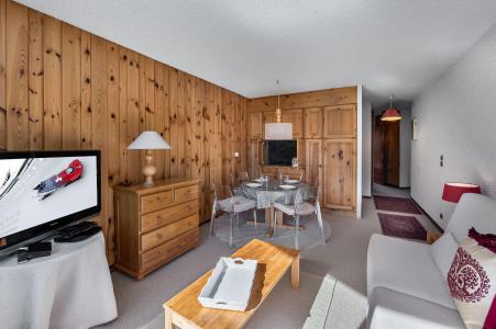 Skiverleih 2-Zimmer-Appartment für 4 Personen (101B) - Résidence Domaine du Jardin Alpin - Courchevel - Wohnzimmer