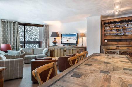 Wynajem na narty Apartament 5 pokojowy 8 osób (110B) - Résidence Domaine du Jardin Alpin - Courchevel - Pokój gościnny