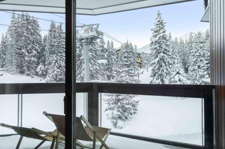 Alquiler al esquí Apartamento 5 piezas para 8 personas (110B) - Résidence Domaine du Jardin Alpin - Courchevel - Balcón