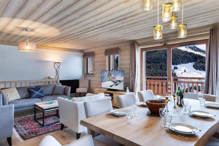 Skiverleih 5-Zimmer-Appartment für 8 Personen (302) - Résidence Everest - Courchevel - Wohnzimmer