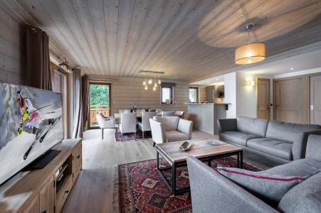 Skiverleih 5-Zimmer-Appartment für 8 Personen (302) - Résidence Everest - Courchevel - Wohnzimmer