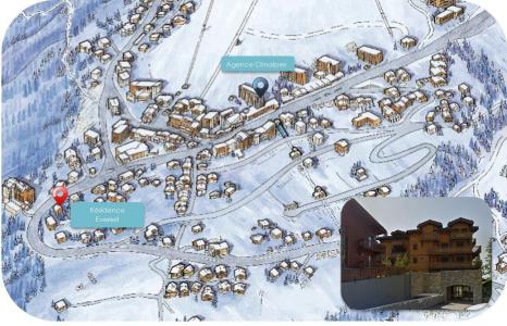 Location au ski Résidence Everest - Courchevel - Plan
