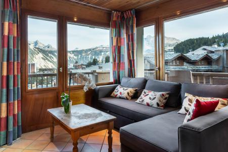 Alquiler al esquí Apartamento 3 piezas para 4 personas (417) - Résidence Forêt du Praz - Courchevel - Salón