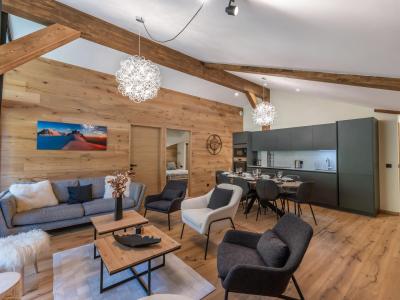 Skiverleih 4-Zimmer-Holzhütte für 7 Personen (241) - Résidence Fritillaire - Courchevel - Wohnzimmer