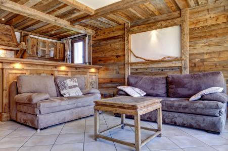 Skiverleih 3-Zimmer-Holzhütte für 6 Personen (511) - Résidence Grand Sud - Courchevel - Wohnzimmer