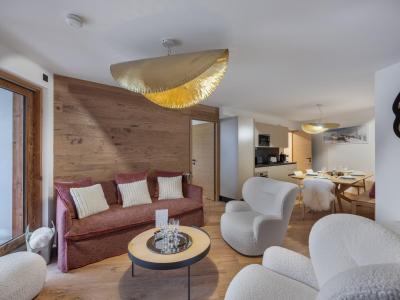 Rent in ski resort 3 room apartment 6 people (ARH 126) - Résidence Heliantheme - Courchevel - Living room