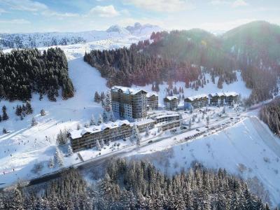 Holiday in mountain resort 2 room apartment cabin 4 people (ARH 127) - Résidence Heliantheme - Courchevel - Winter outside