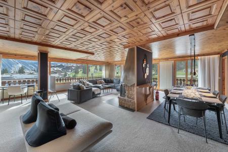 Skiverleih 4-Zimmer-Appartment für 7 Personen (3) - Résidence Jean Blanc Sports - Courchevel - Wohnzimmer