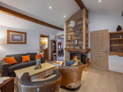 Rent in ski resort 4 room mezzanine apartment 7 people (19) - Résidence Les Bleuets - Courchevel - Living room