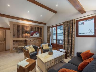 Ski verhuur Appartement 4 kamers mezzanine 7 personen (19) - Résidence Les Bleuets - Courchevel - Woonkamer