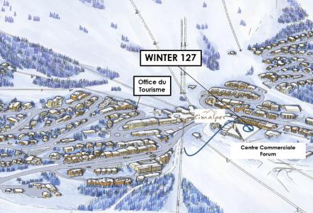 Location au ski Appartement 4 pièces 6 personnes (WINTER 127) - Résidence les Chalets du Forum - Courchevel - Plan