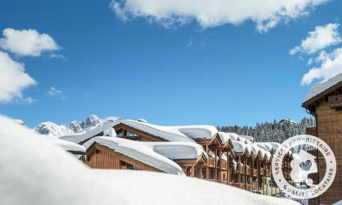 Wynajem na narty Résidence les Chalets du Forum - MH - Courchevel - Zima na zewnątrz